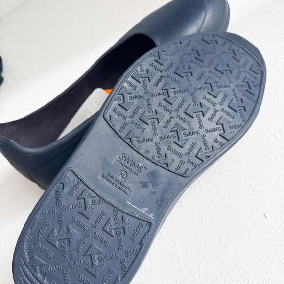 SWIMS Navy Blue Rubber Shoe Boot Covers XL/11 - Picture 2 of 3